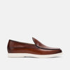 Alessandro Mahogany Leather Venetian Loafers - Marc Nolan