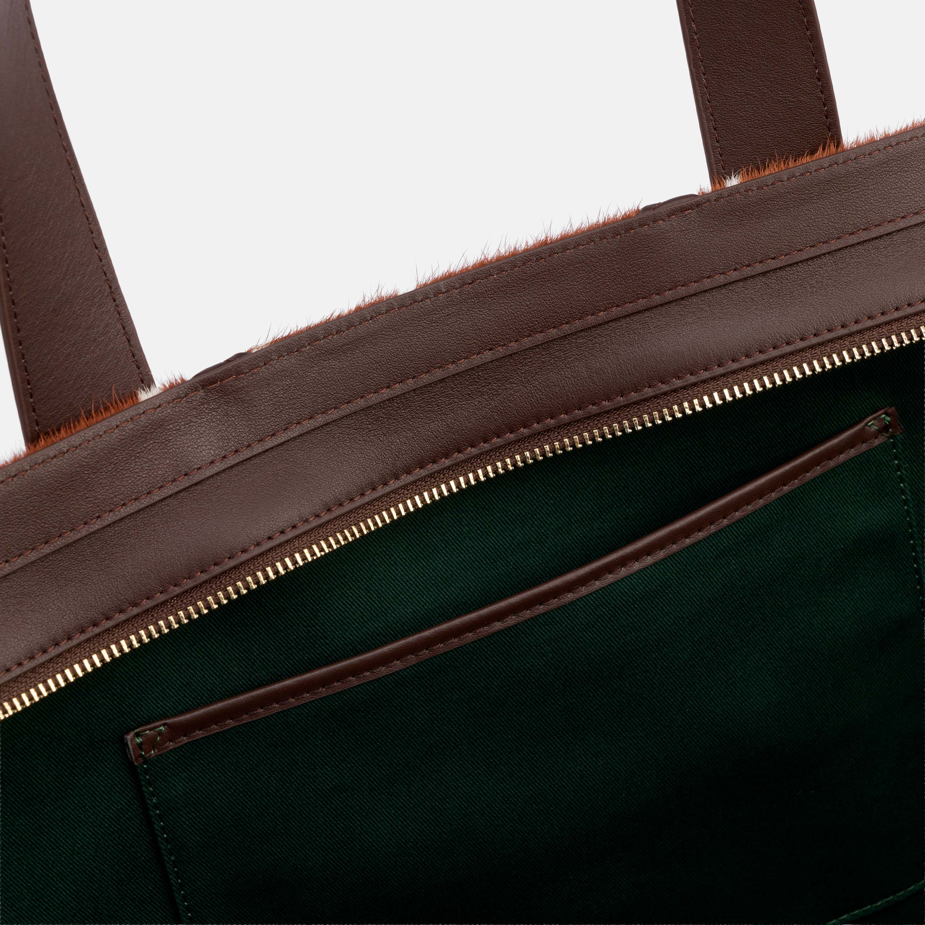Marissa Structured Tote - Fawn Cowhide