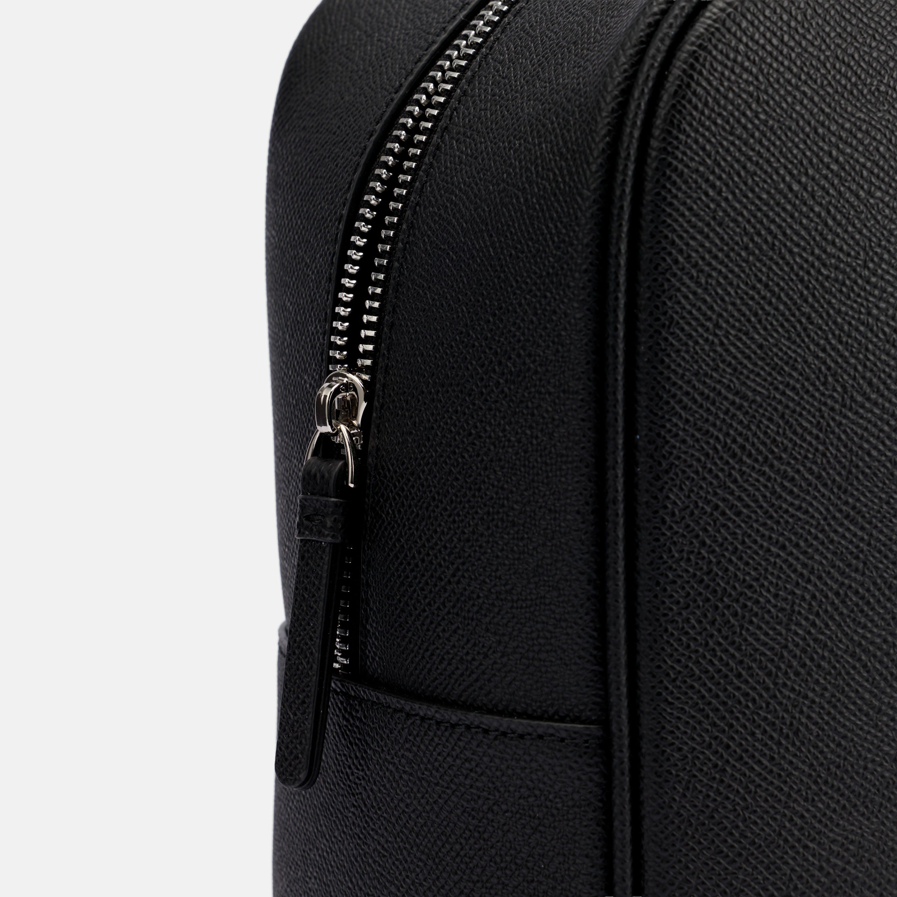 Marc Nolan Black Leather Briefcase Duffle