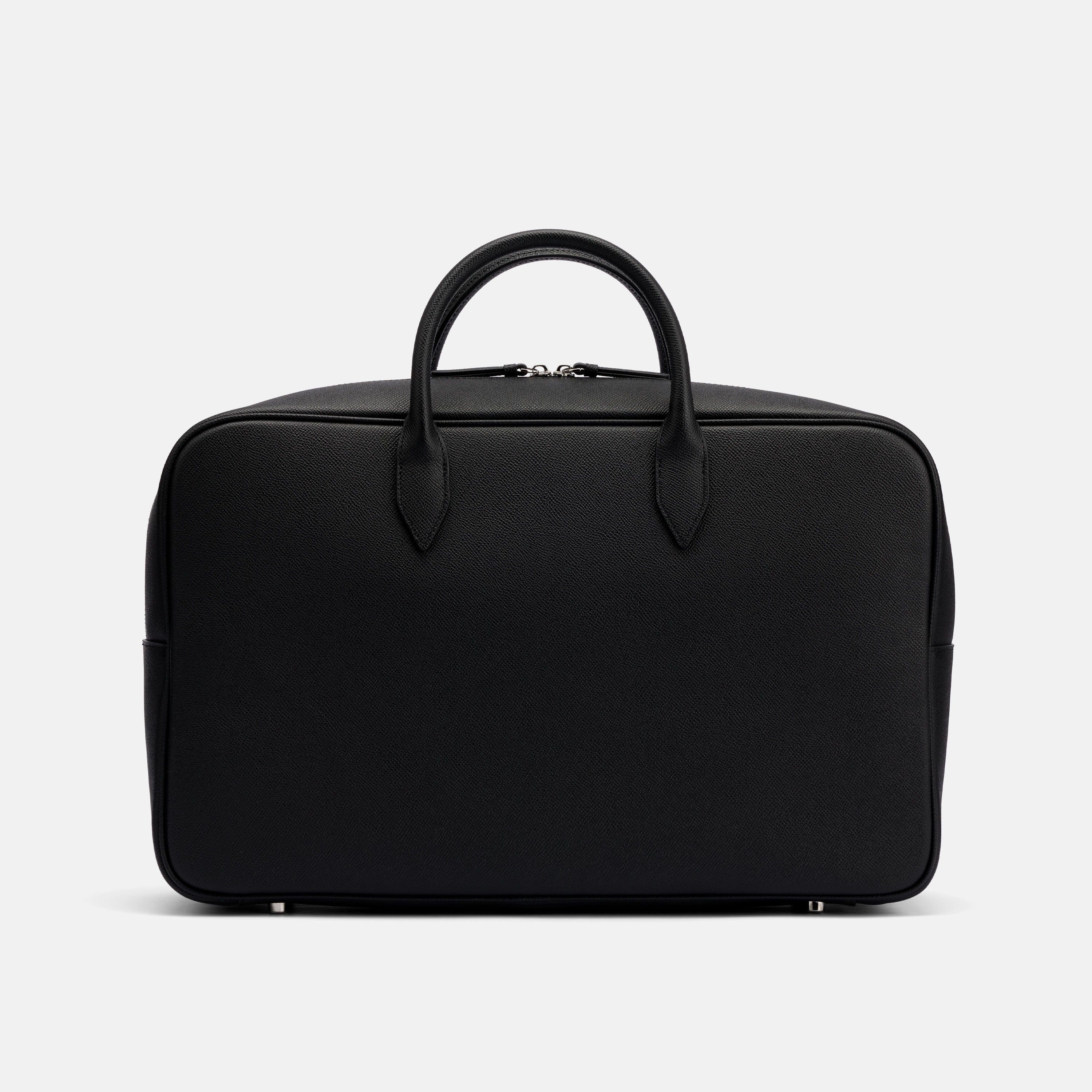 Marc Nolan Black Leather Briefcase Duffle