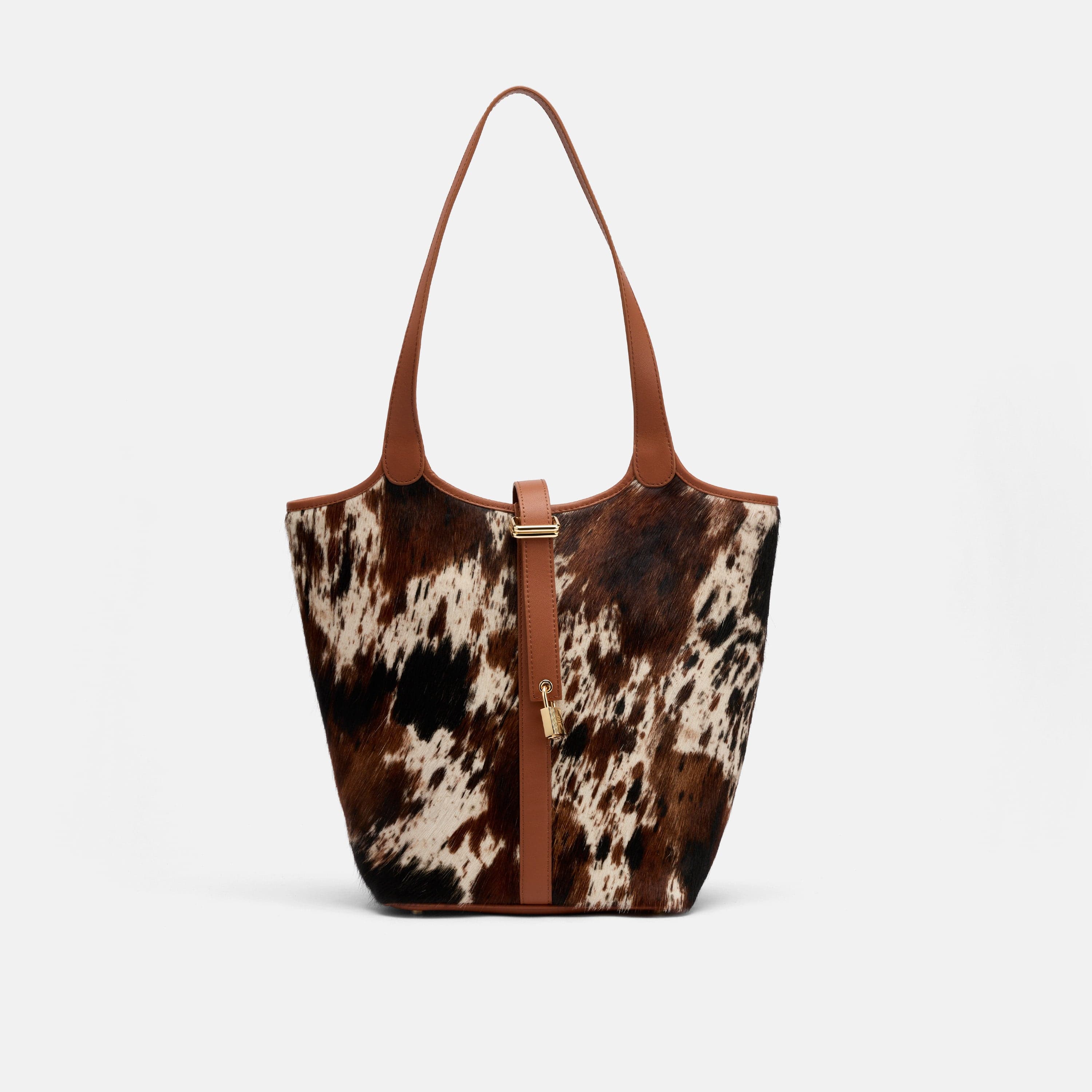 Mila Dark Horse Pony Hair Tote Bag