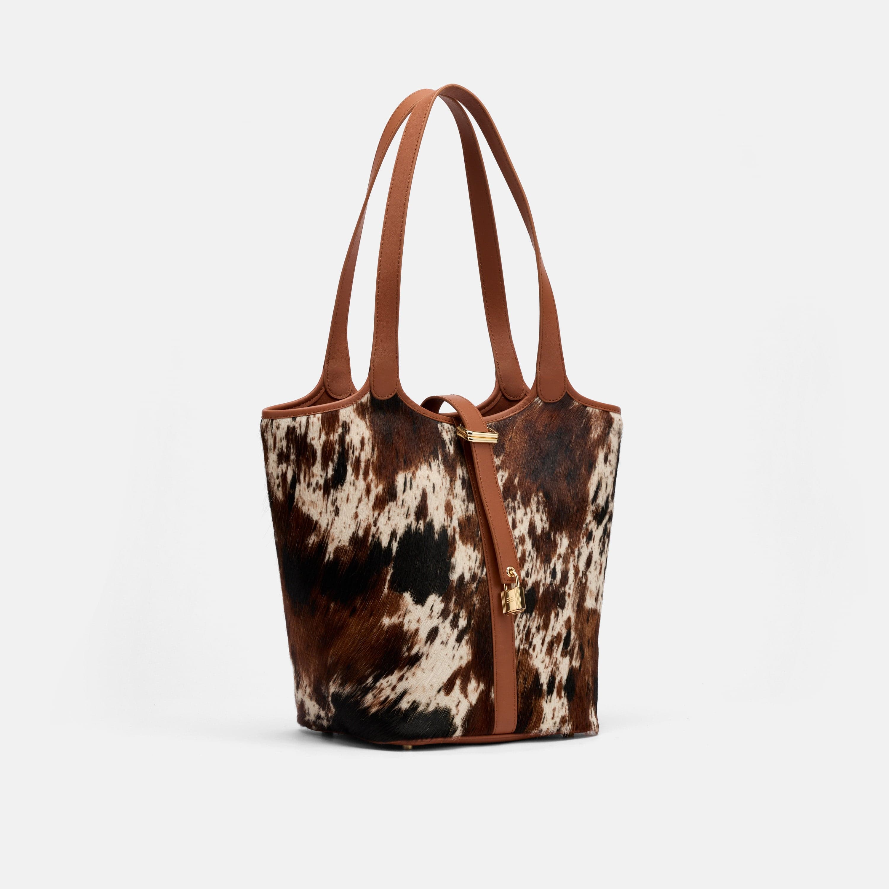Mila Dark Horse Pony Hair Tote Bag