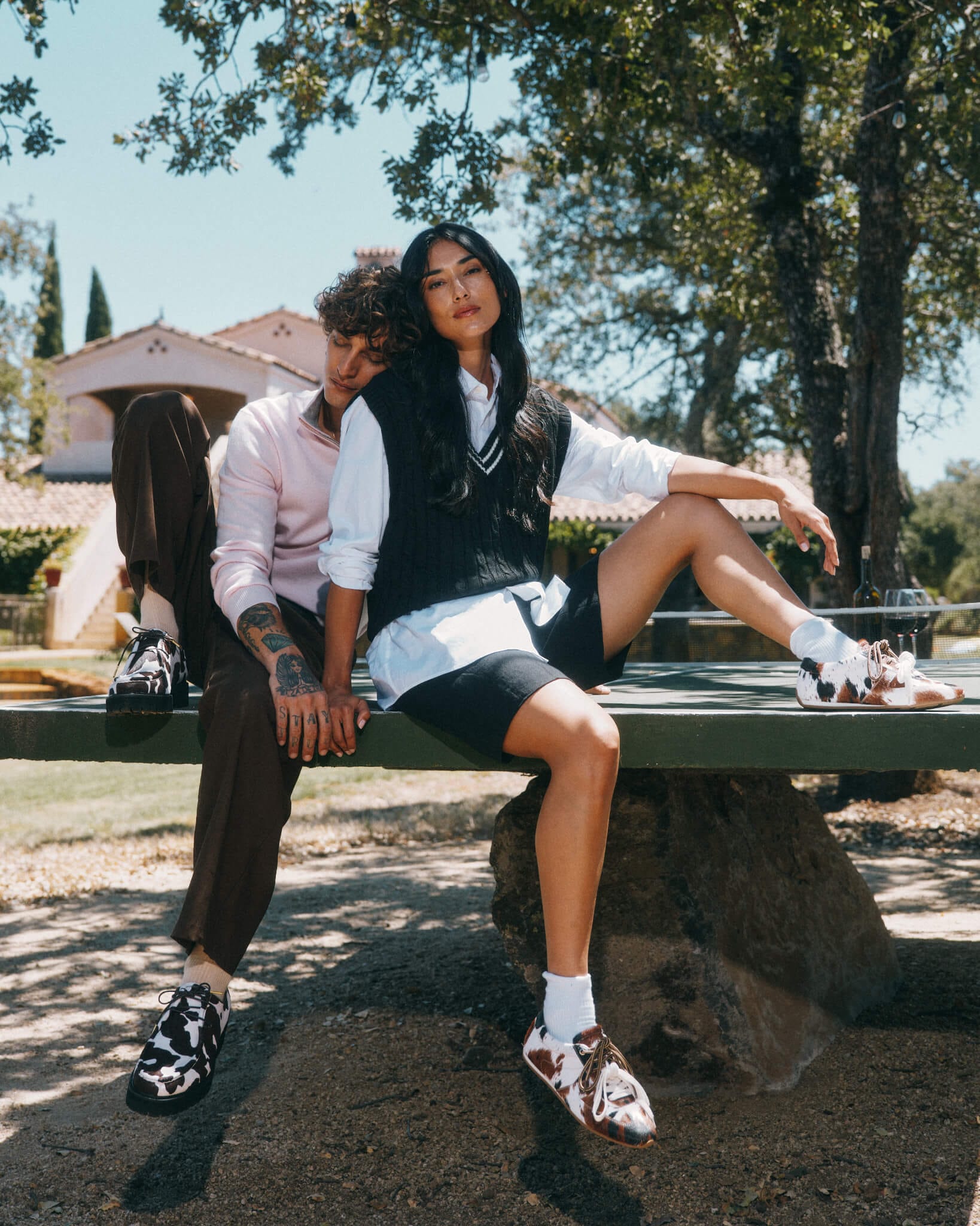 Colette Dark Horse Pony Hair Sneakers