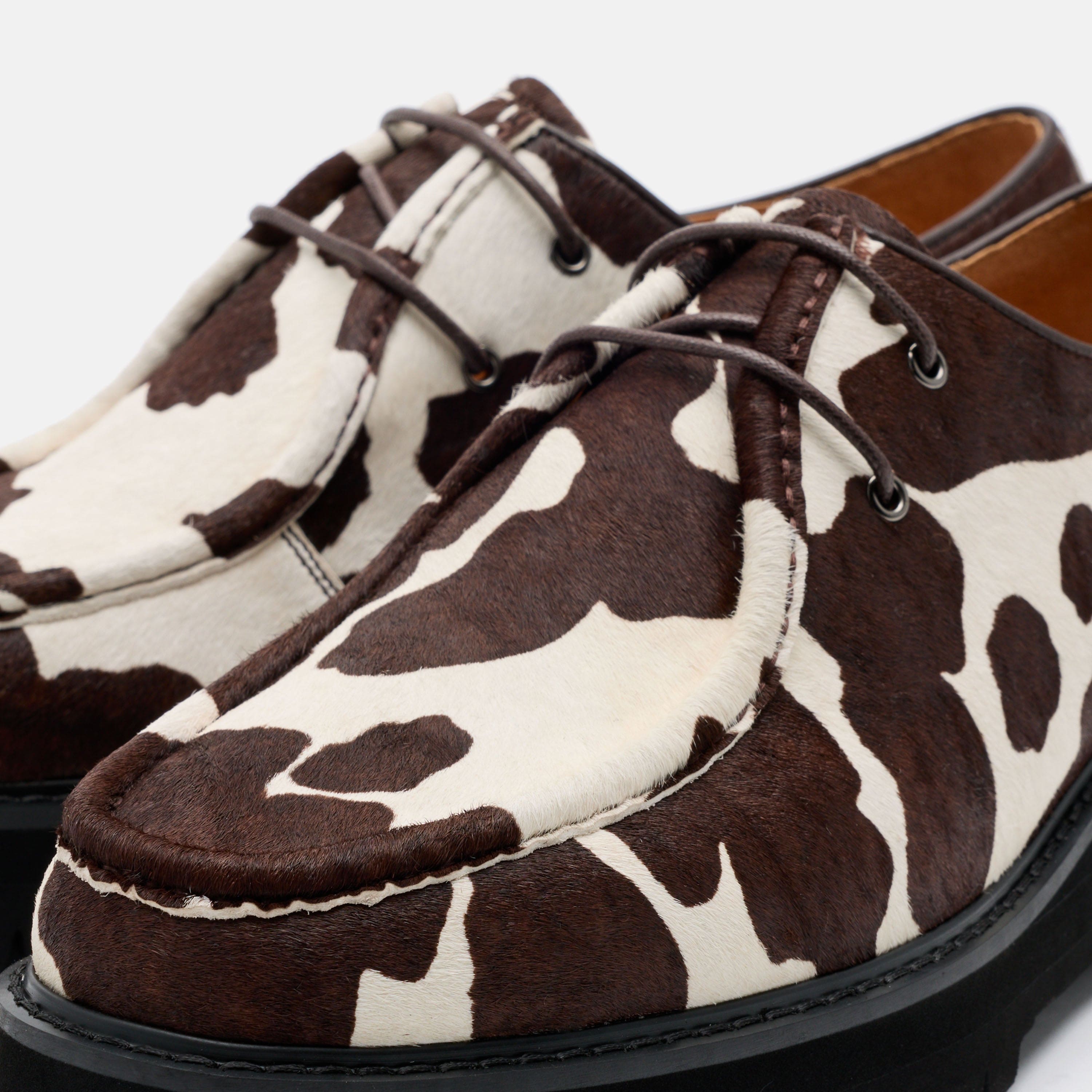 Montana Spotted Horse Moc Toe Derbys