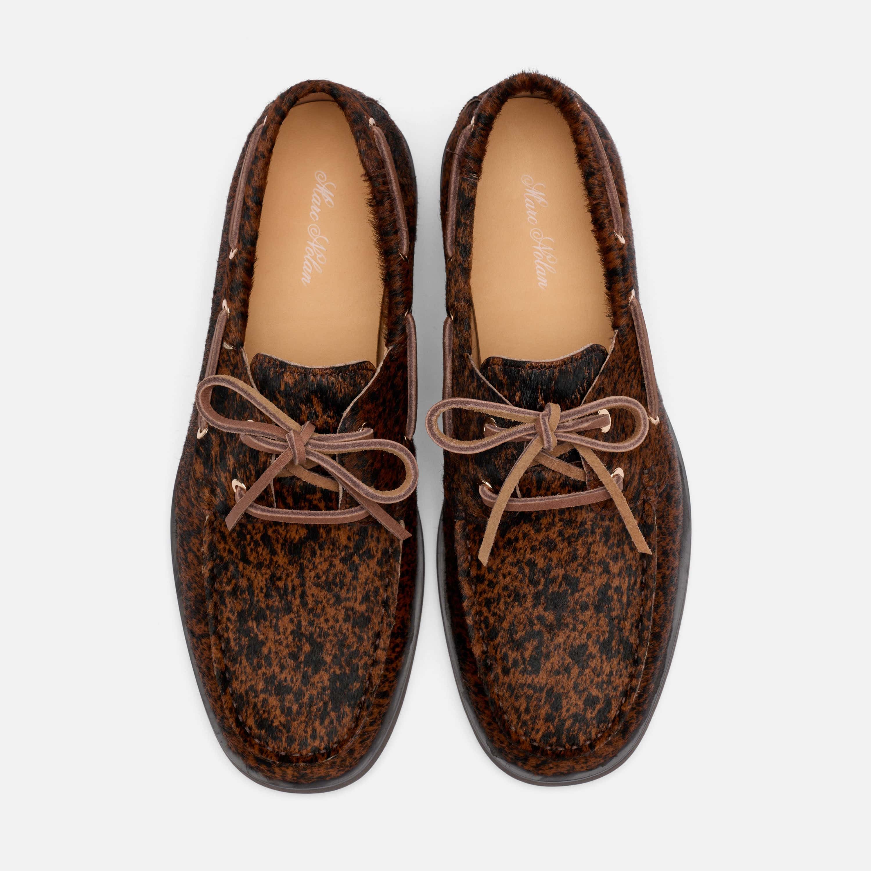 Ms. Capri Brown Cowhide Boat Shoes