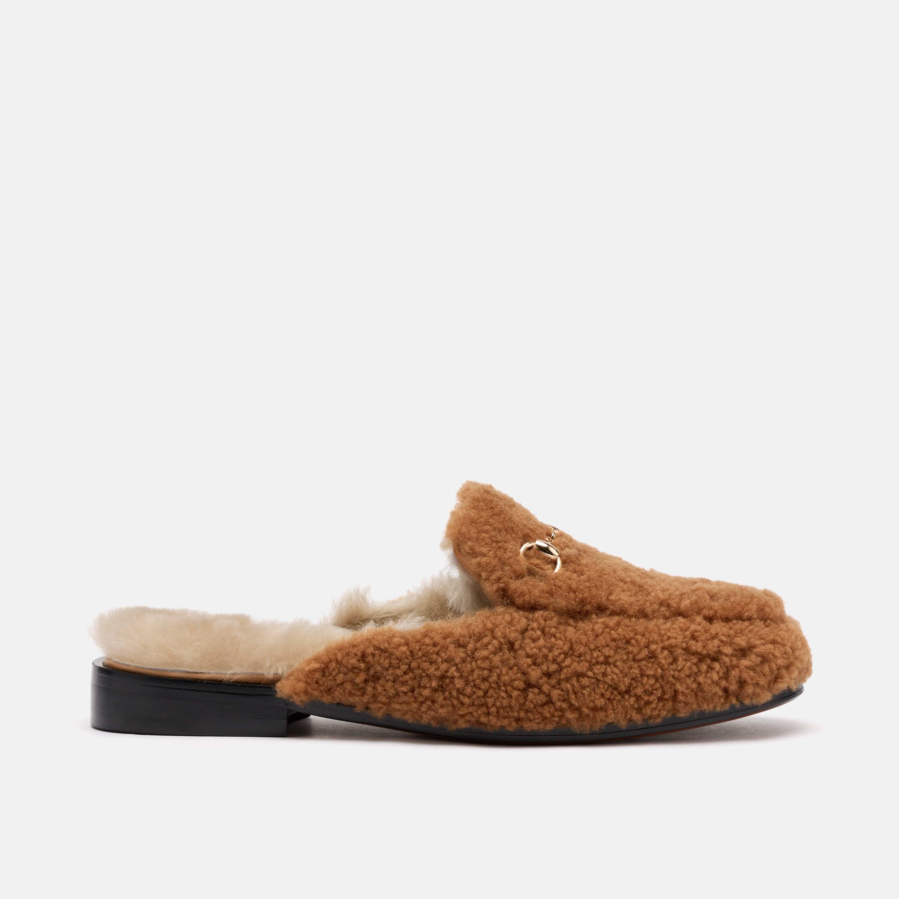 Ms. Del Sol Carmel Sherpa Bit Loafer Mule