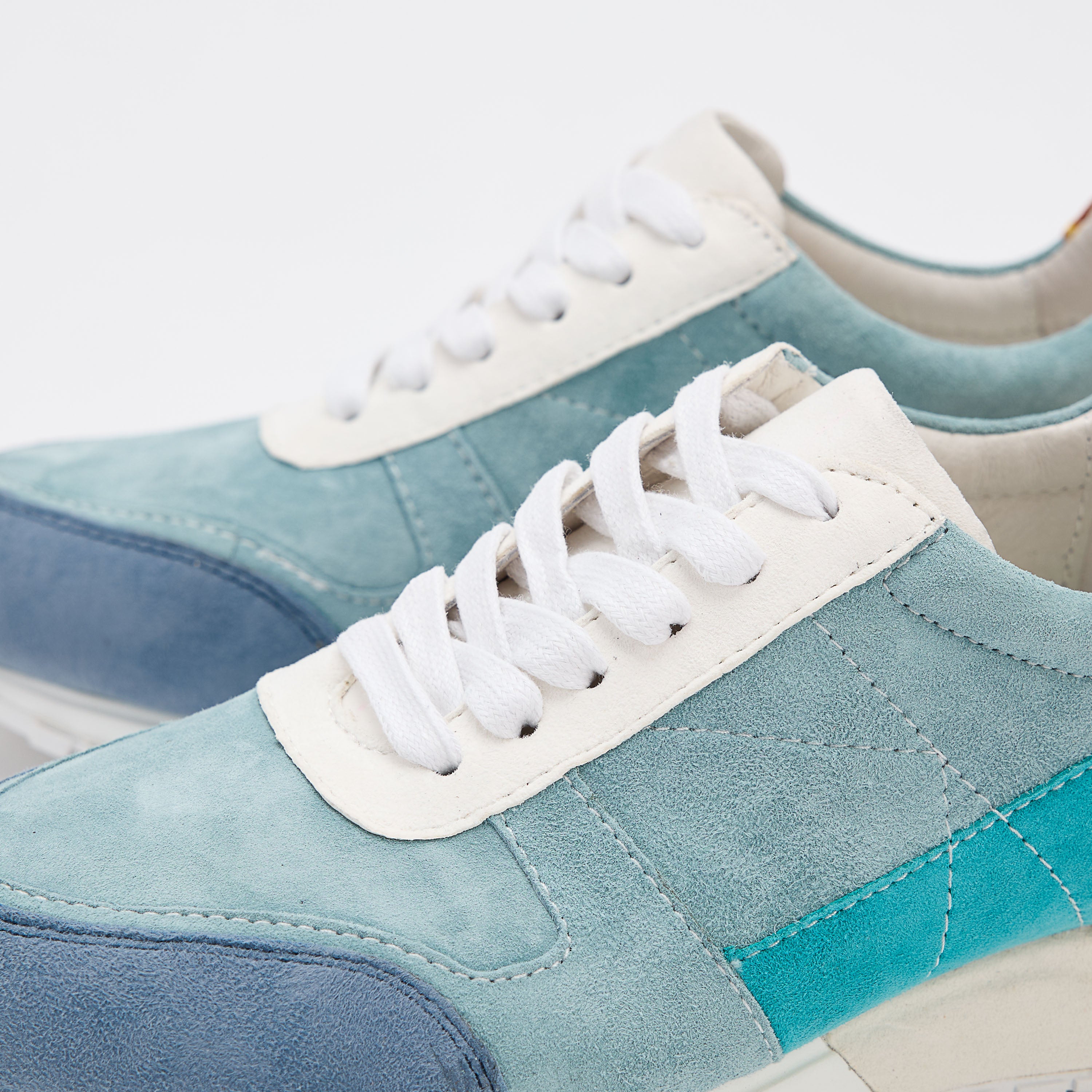 Ms. Ash Tropic Blue Suede Trainers