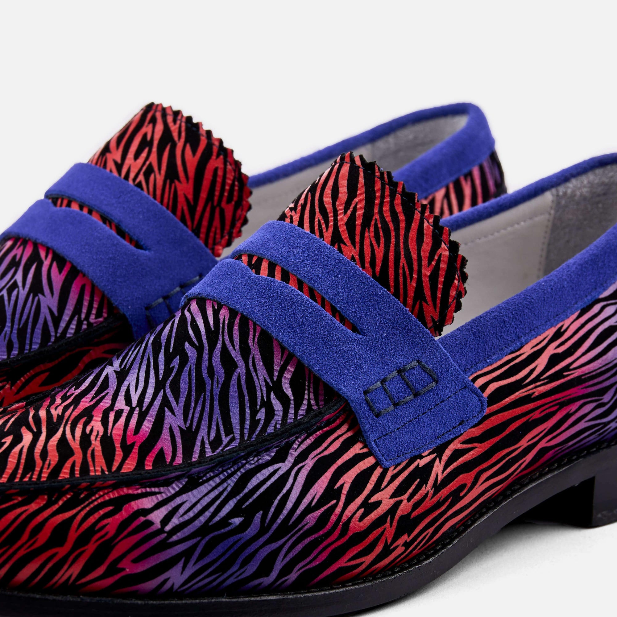 Controversieel band Deuk Abe Mystic Tiger Suede Penny Loafers - Marc Nolan