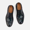 Roman Navy Croc Leather Wingtip Sneakers