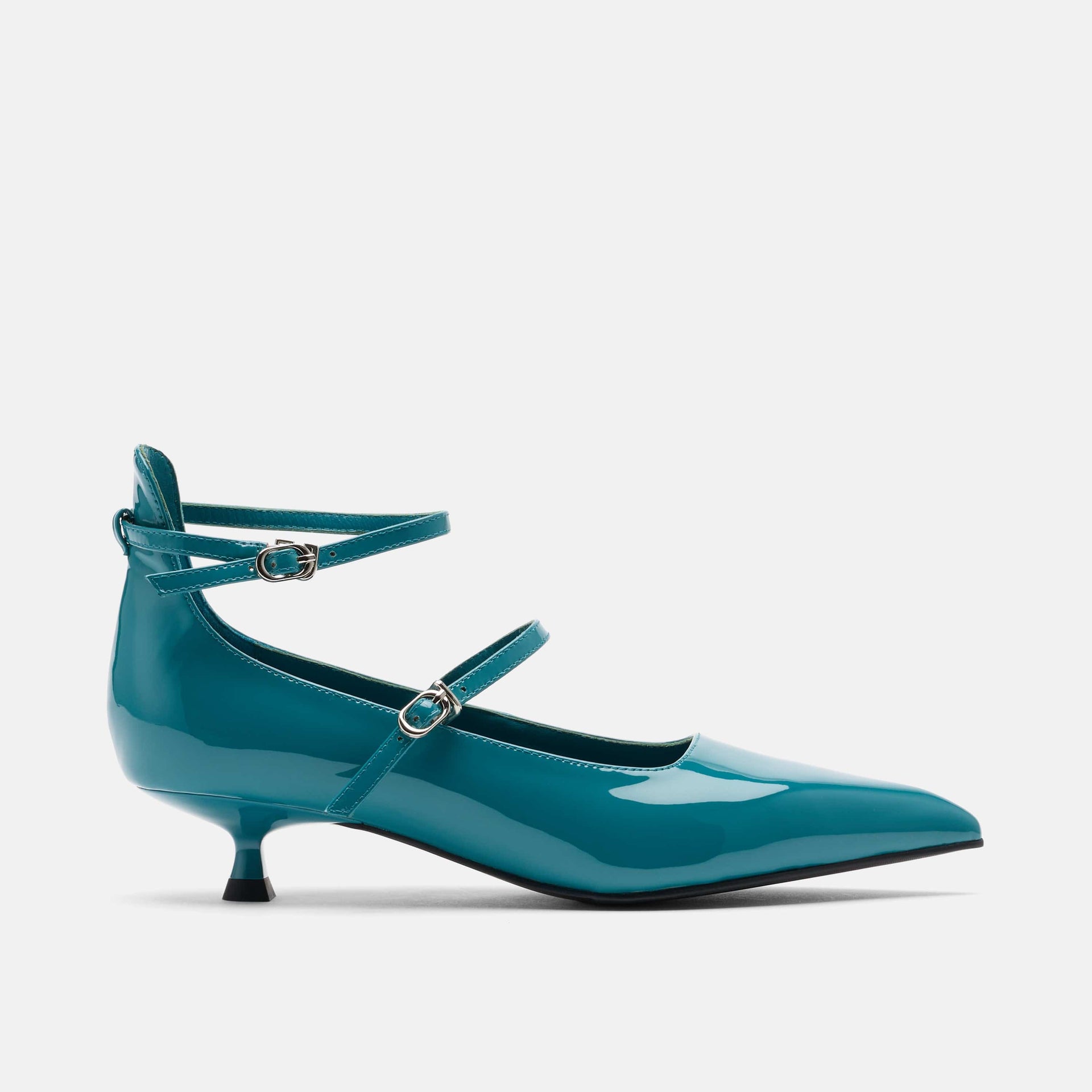 Paige Transformative Patent Leather Kitten Heels