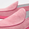Alessandro Pink Suede Penny Loafers