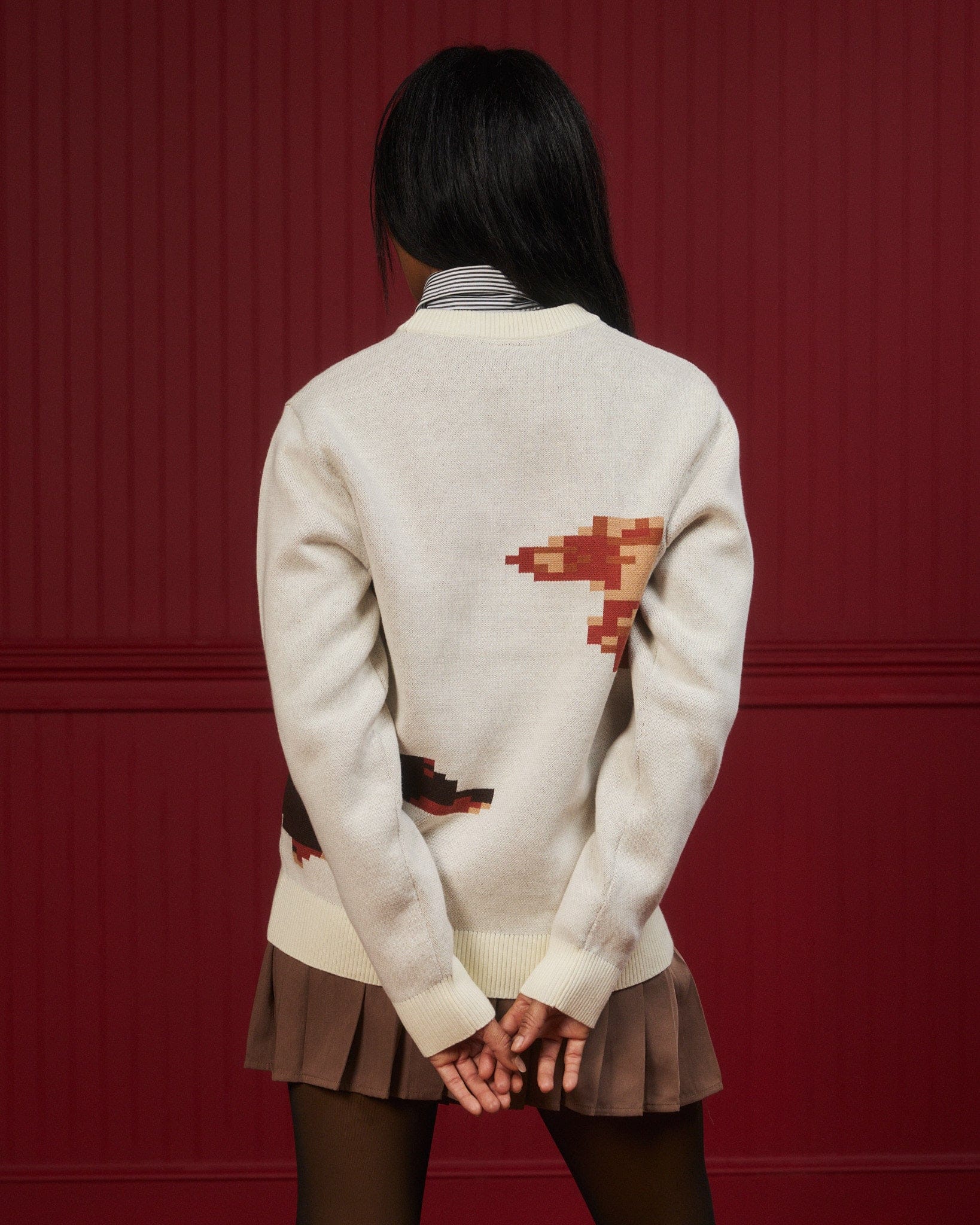 Marc Nolan Pixel Dogs Crewneck Sweater - Unisex