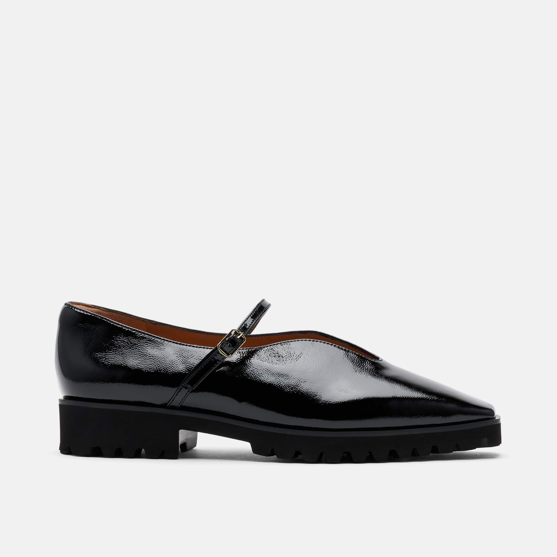Roxie Patent Leather Lug Mary Janes