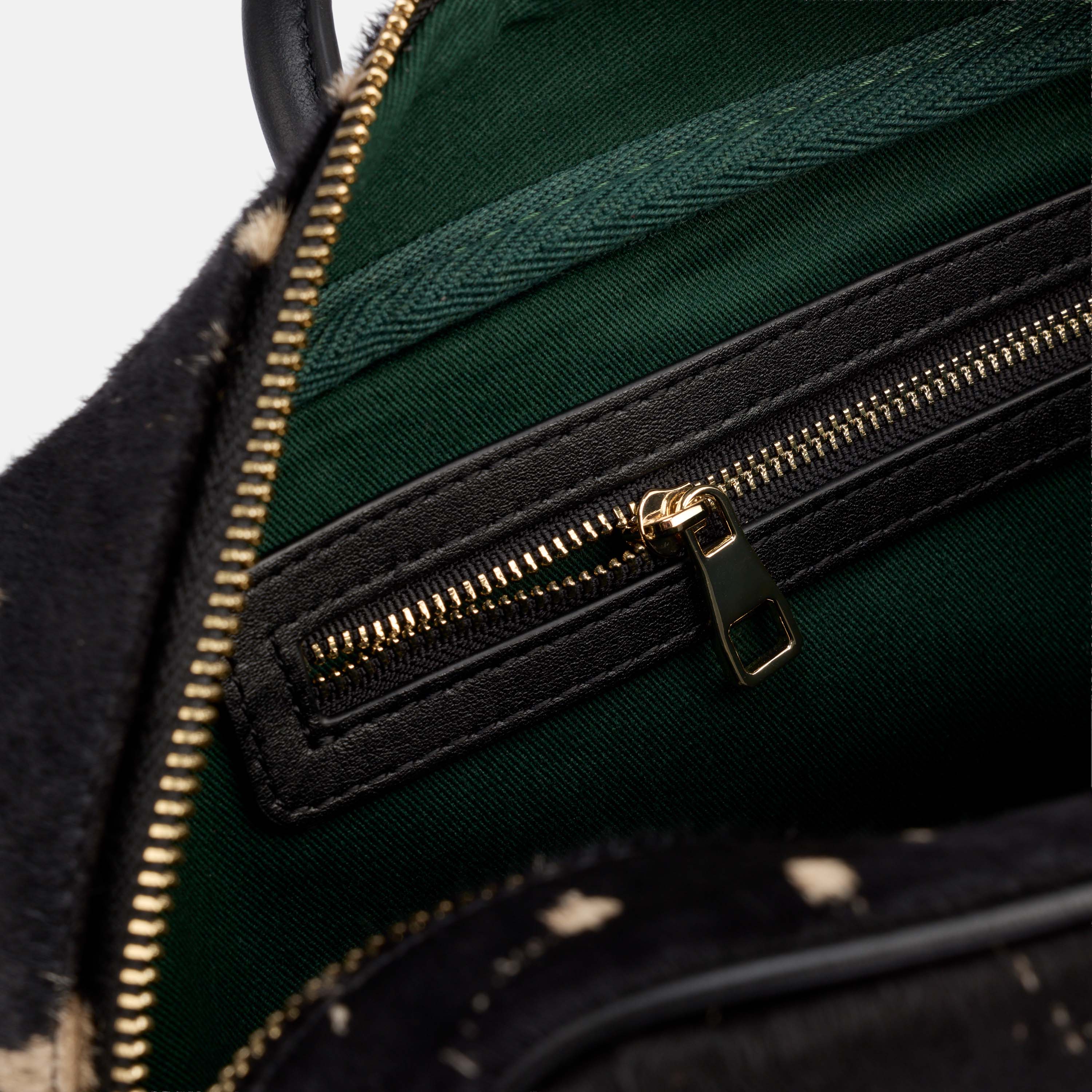 Serena Horsebit Shoulder Bag - Ponyhair & Black Leather