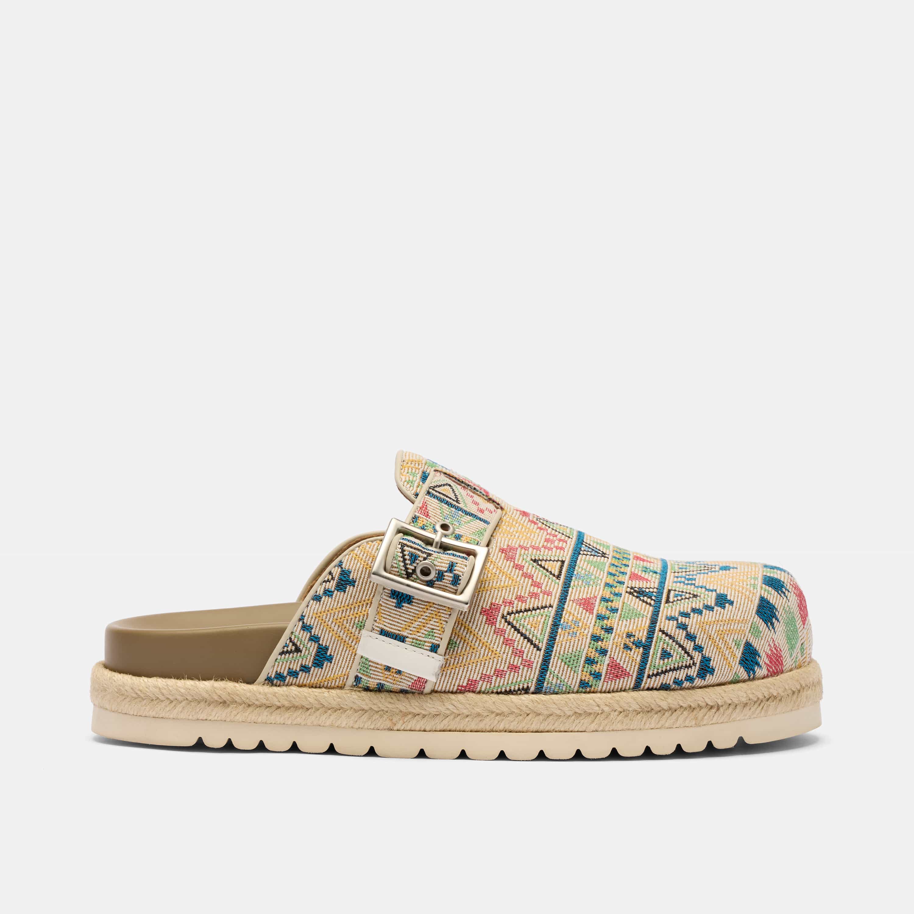 Shiloh Desert Dahlia Loafer Mules