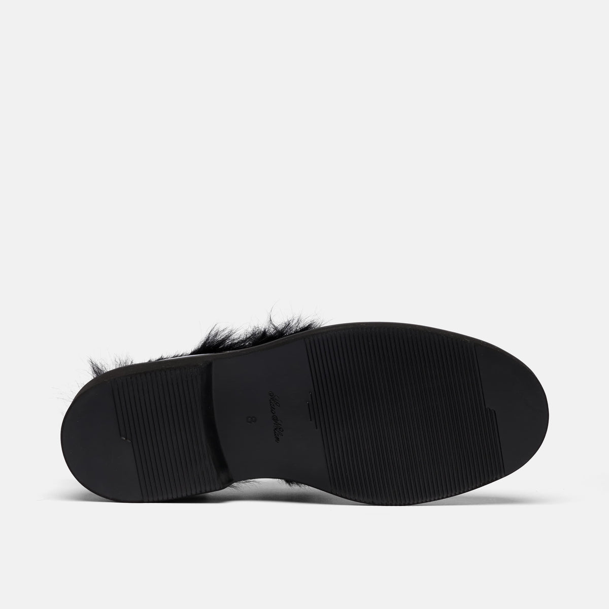 Sinclair Black Patent Fur Loafer