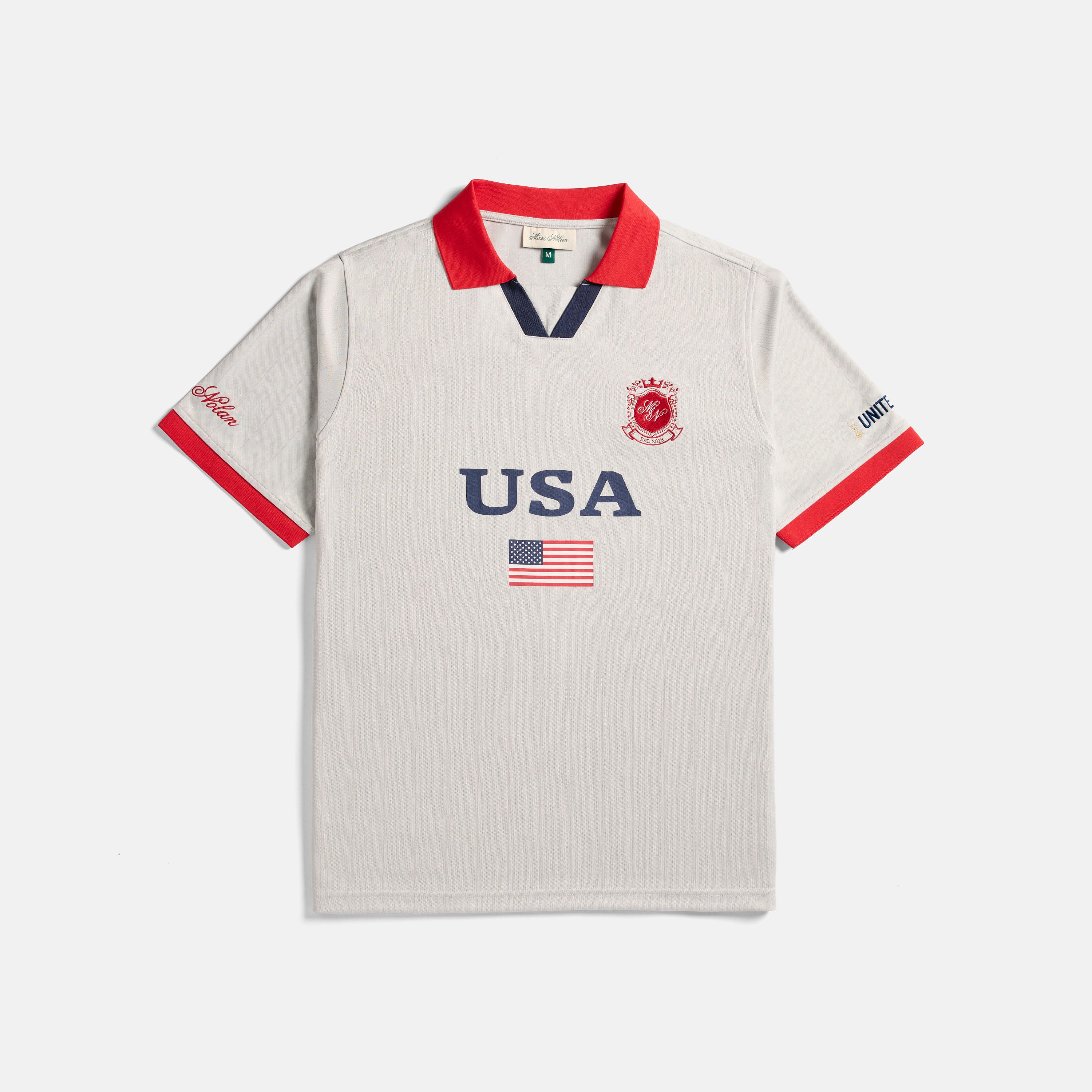 Marc Nolan USA Off-White Football Jersey - Unisex