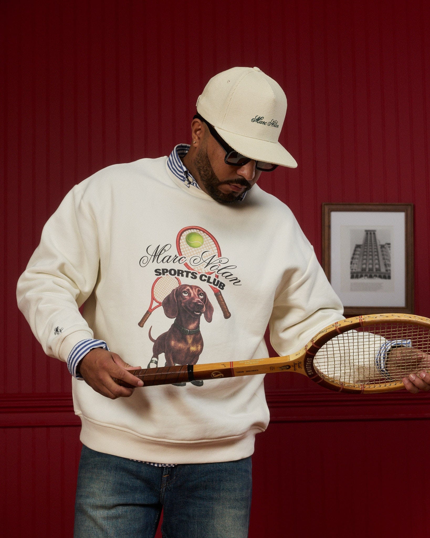 Marc Nolan Sports Club Crewneck Sweatshirt - Unisex