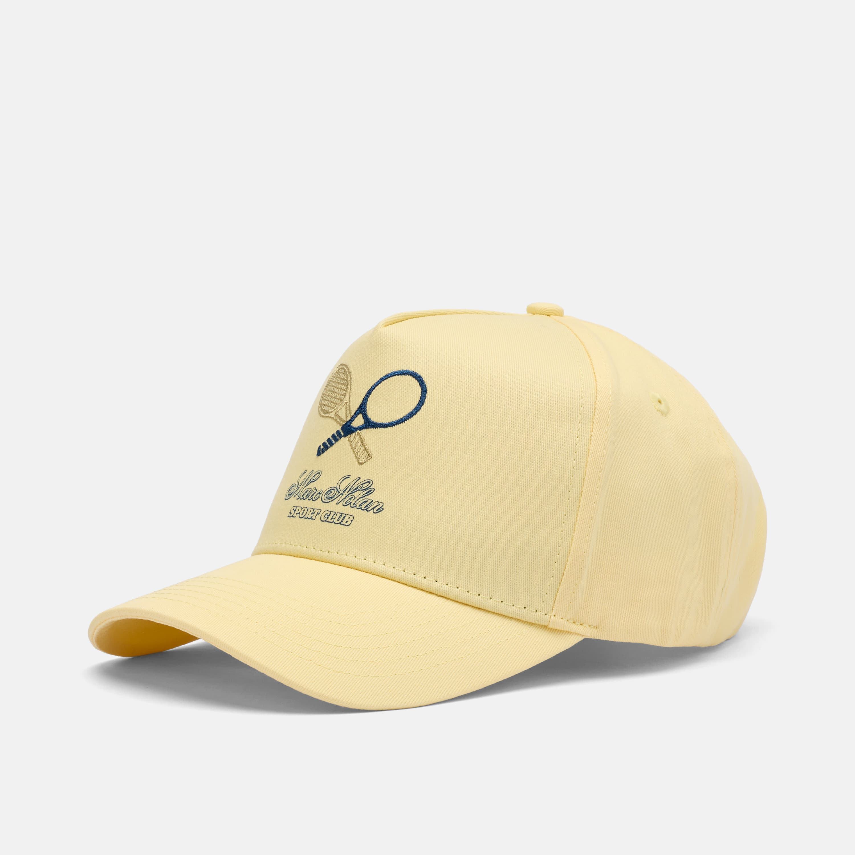 Marc Nolan Tennis Logo Hat - Yellow
