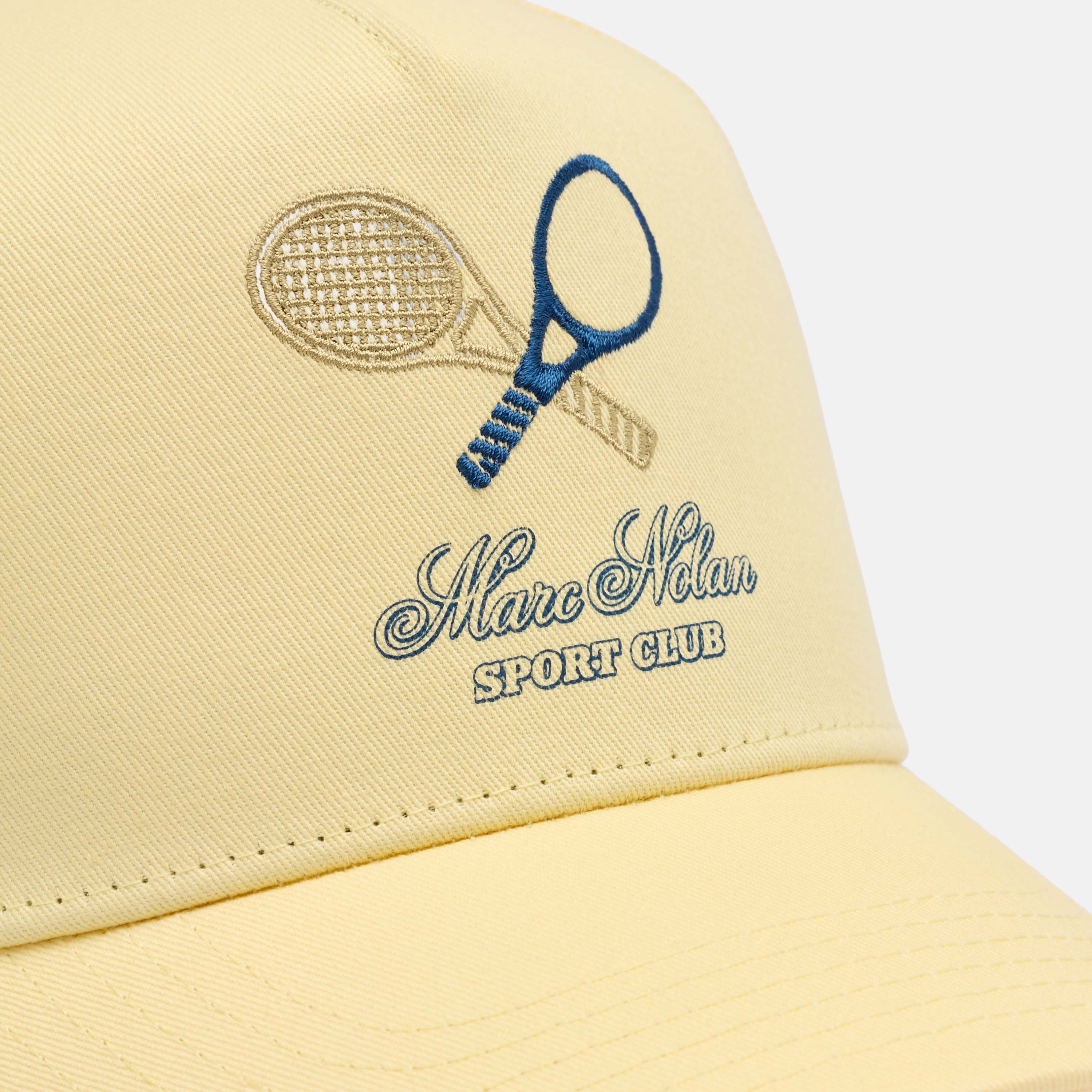 Marc Nolan Tennis Logo Hat - Yellow