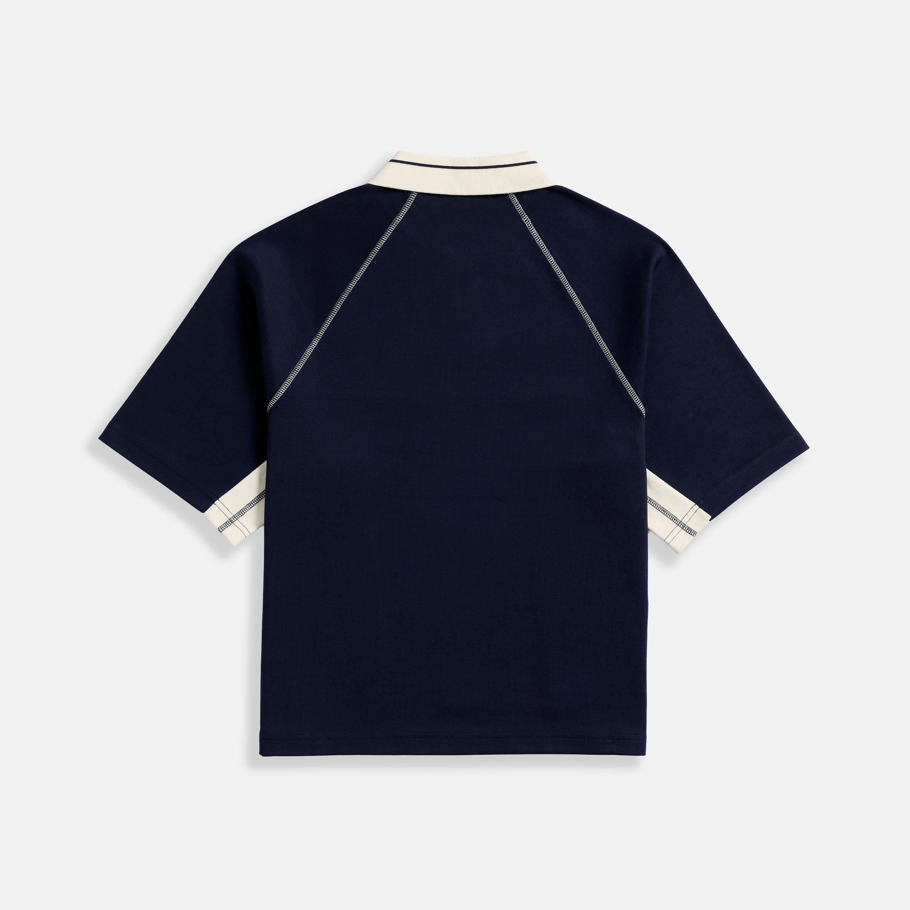 Tennis Polo - Navy/White