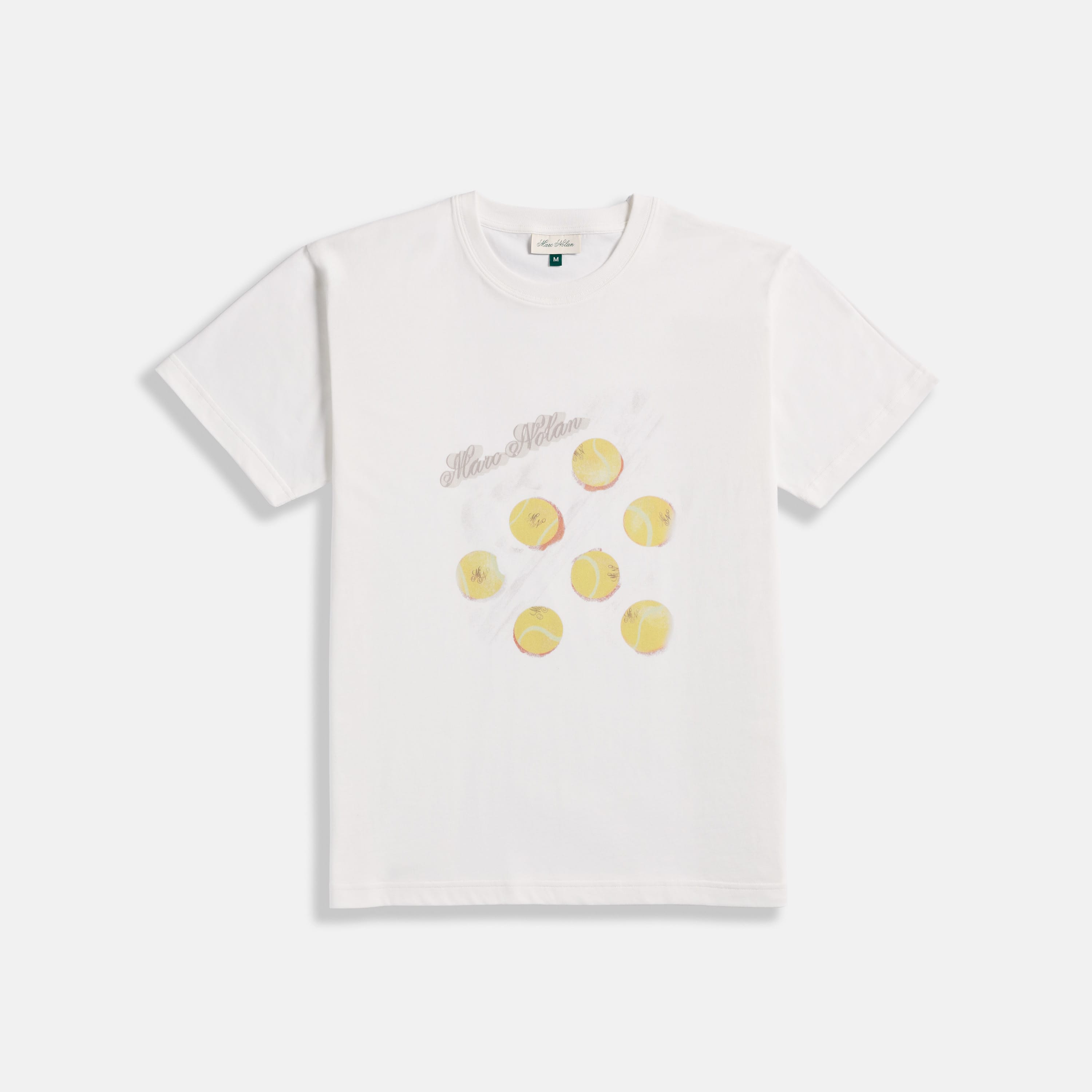 The Tennis Ball Tee - White