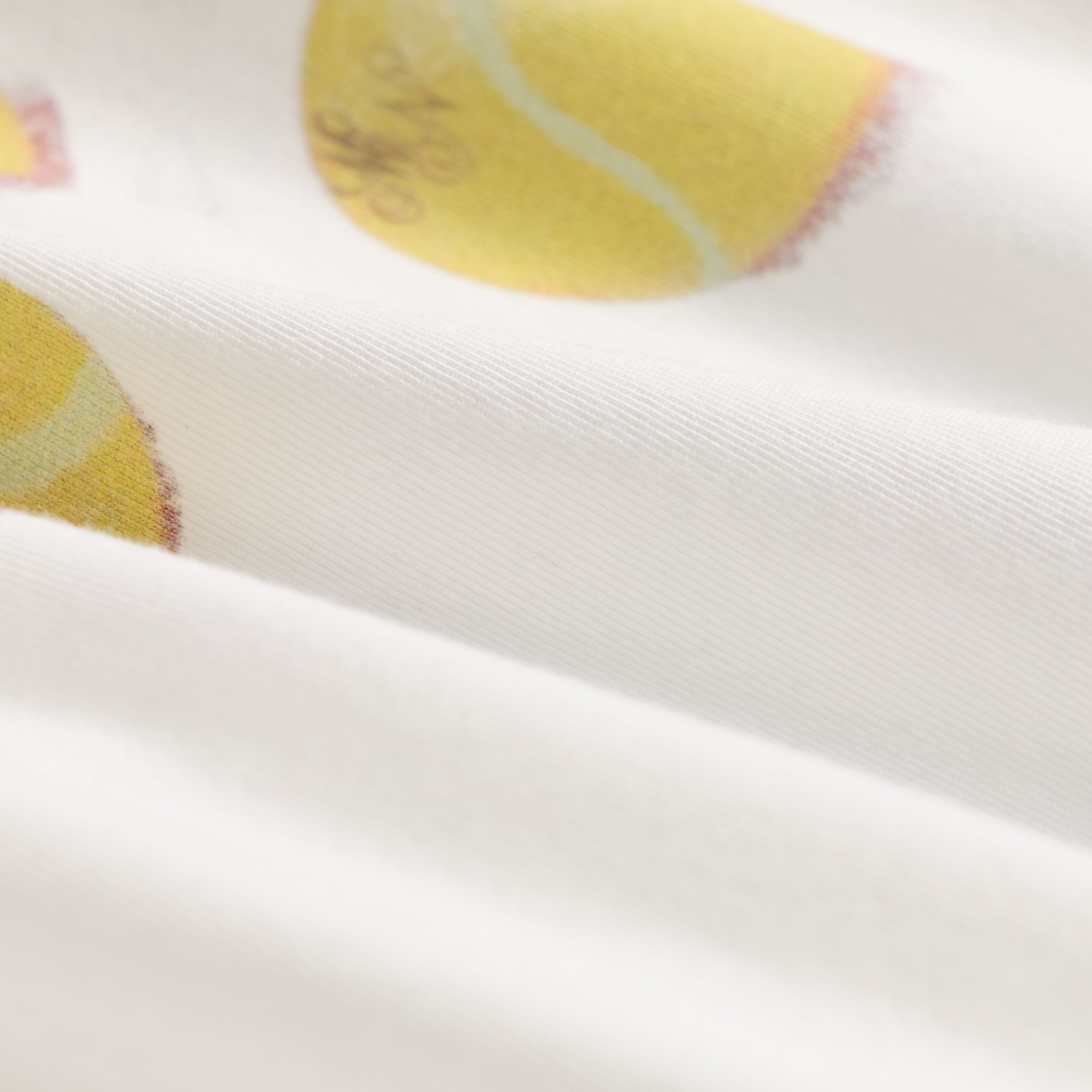 The Tennis Ball Tee - White