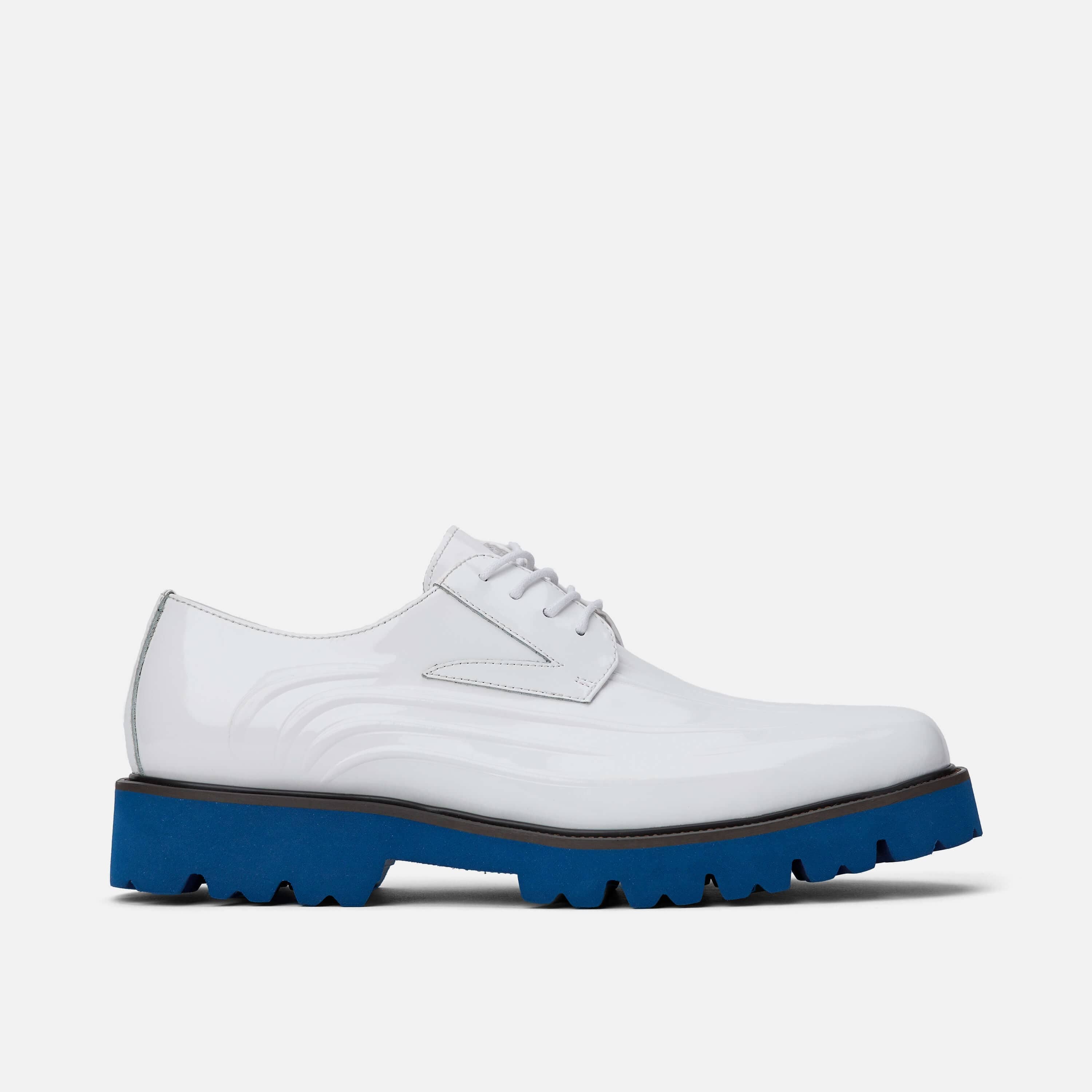 Jayden White Lug Sole Derby Shoes