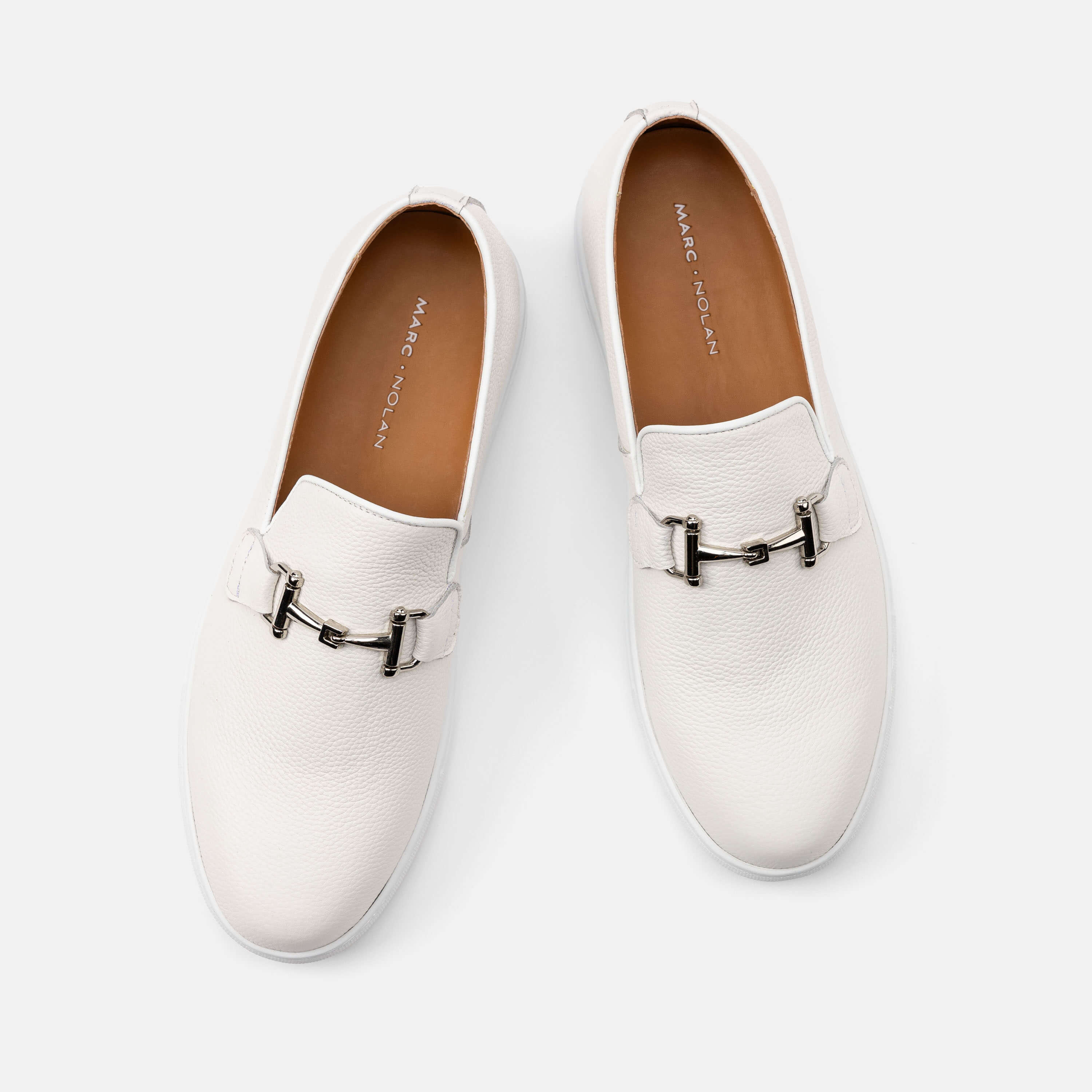 Boardwalk White Bit Loafer Sneakers