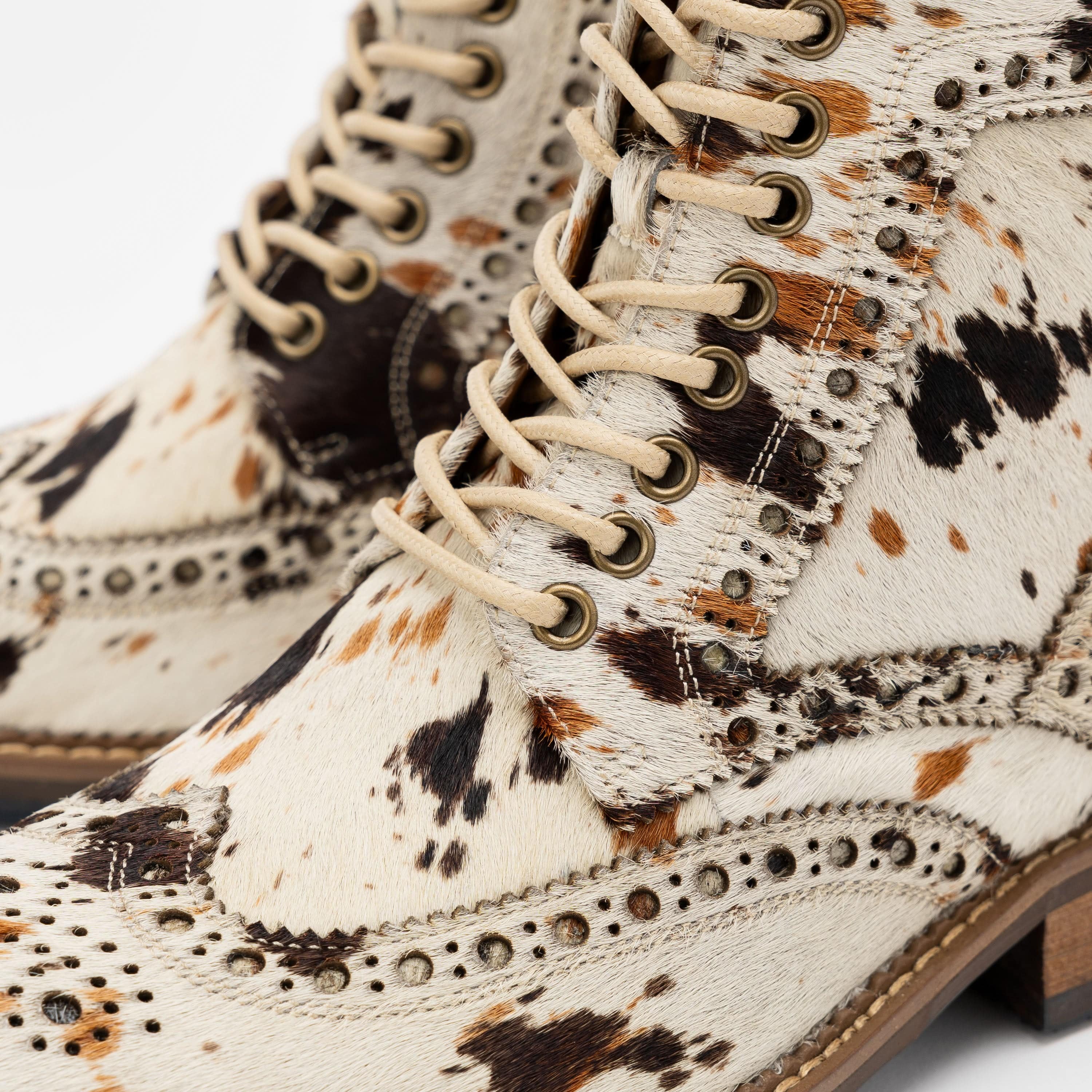 Ms. Belmont Appaloosa Wingtip Boots