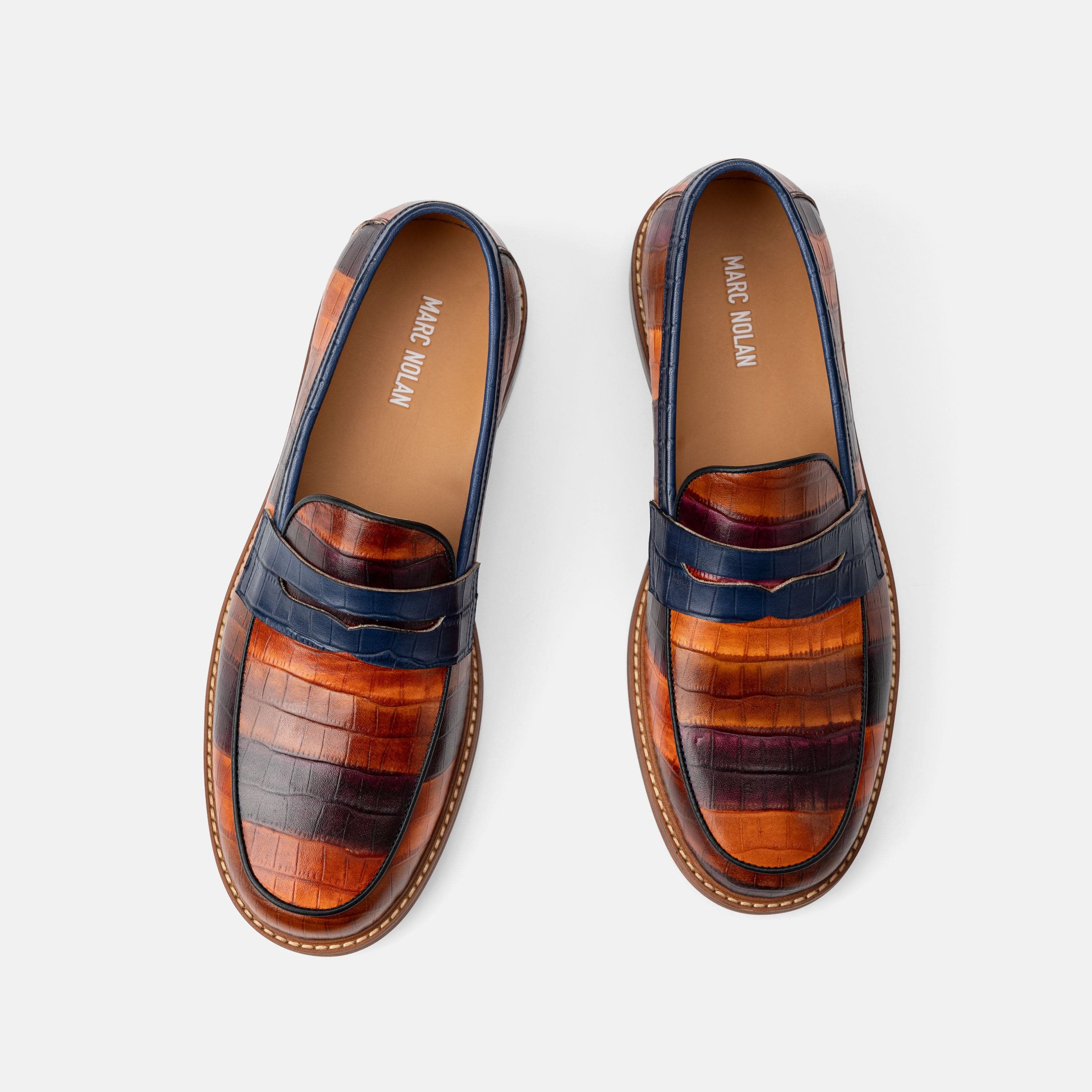 Calum Badlands Leather Penny Loafers