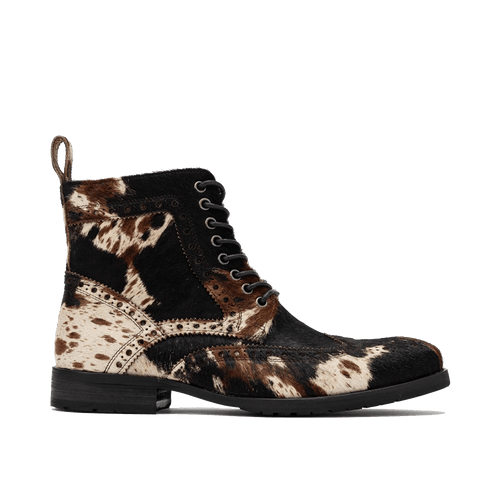 Belmont Dark Horse Wingtip Combat Boots