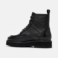 Washington Black Lug Boots