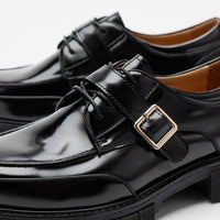 Atlas Black Leather Derbys