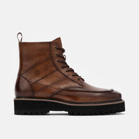 Washington Cognac/Tobacco Lug Boots