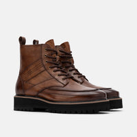 Washington Cognac/Tobacco Lug Boots