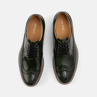 Alexander Green Patent Leather Longwing Sneakers