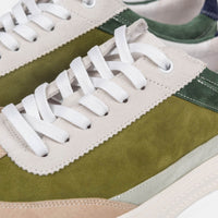 Captain Jungle Green Suede Sneakers