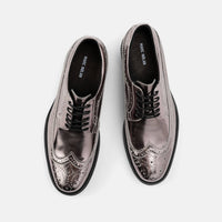 Alexander Silver Patent Leather Longwing Sneakers