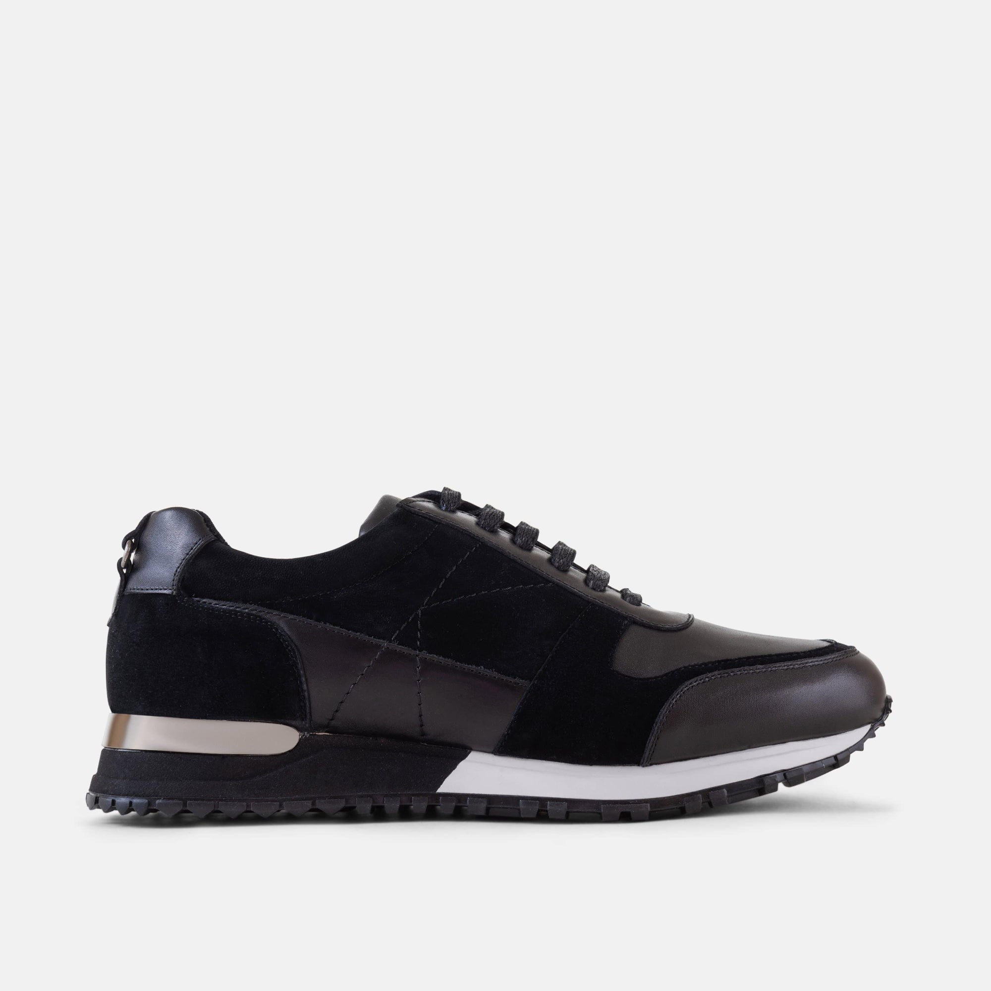 Ash Black Leather Trainers