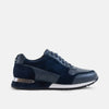 Ash Navy Leather Trainers