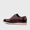 Jasper Burgundy Leather Wingtip Sneakers 2.0