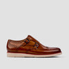 Palmer Cognac Leather Monk Strap Sneakers 2.0