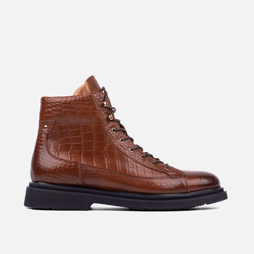 Grant Black Leather Buckle Boots Marc Nolan