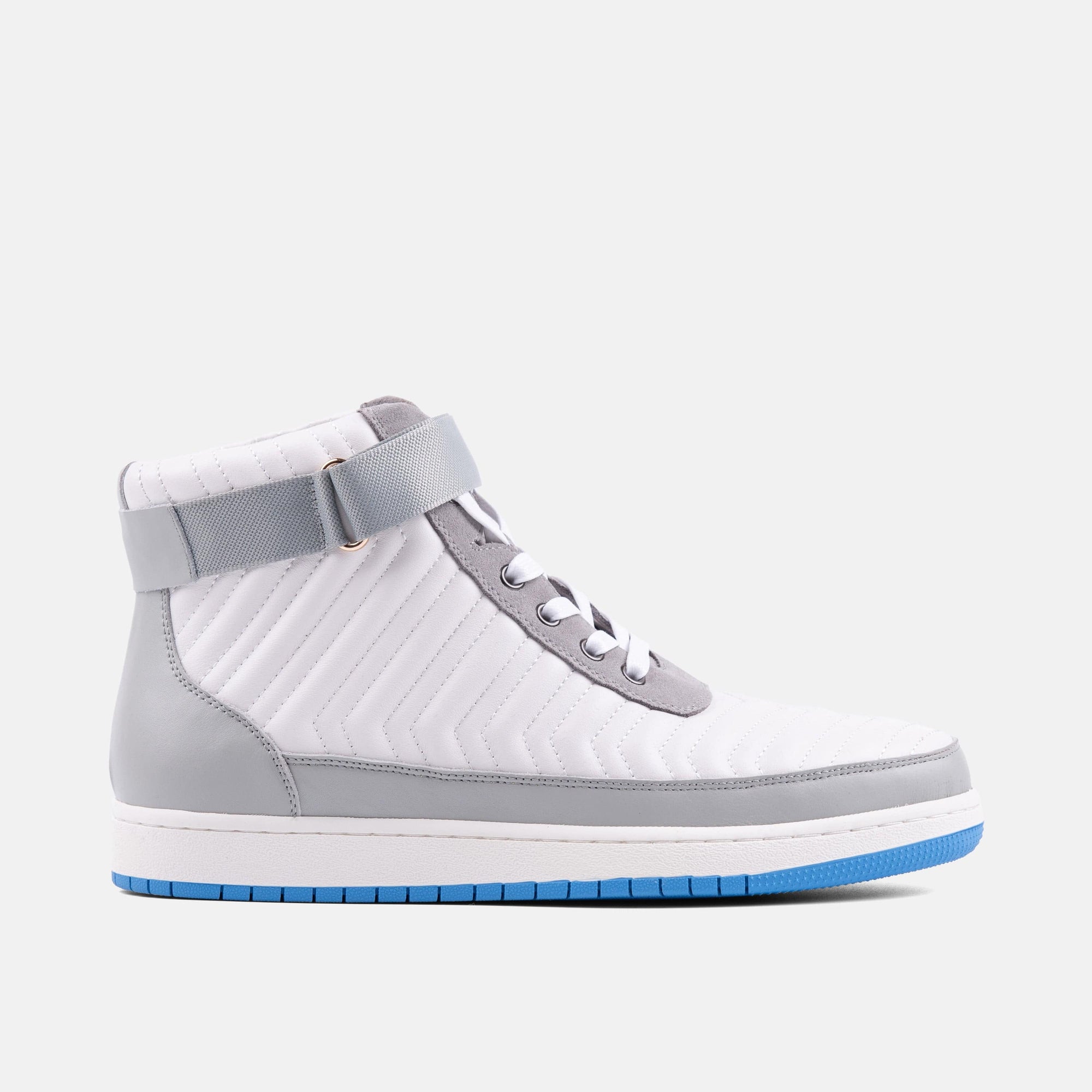 Yesler Legacy White Leather High Top Sneakers