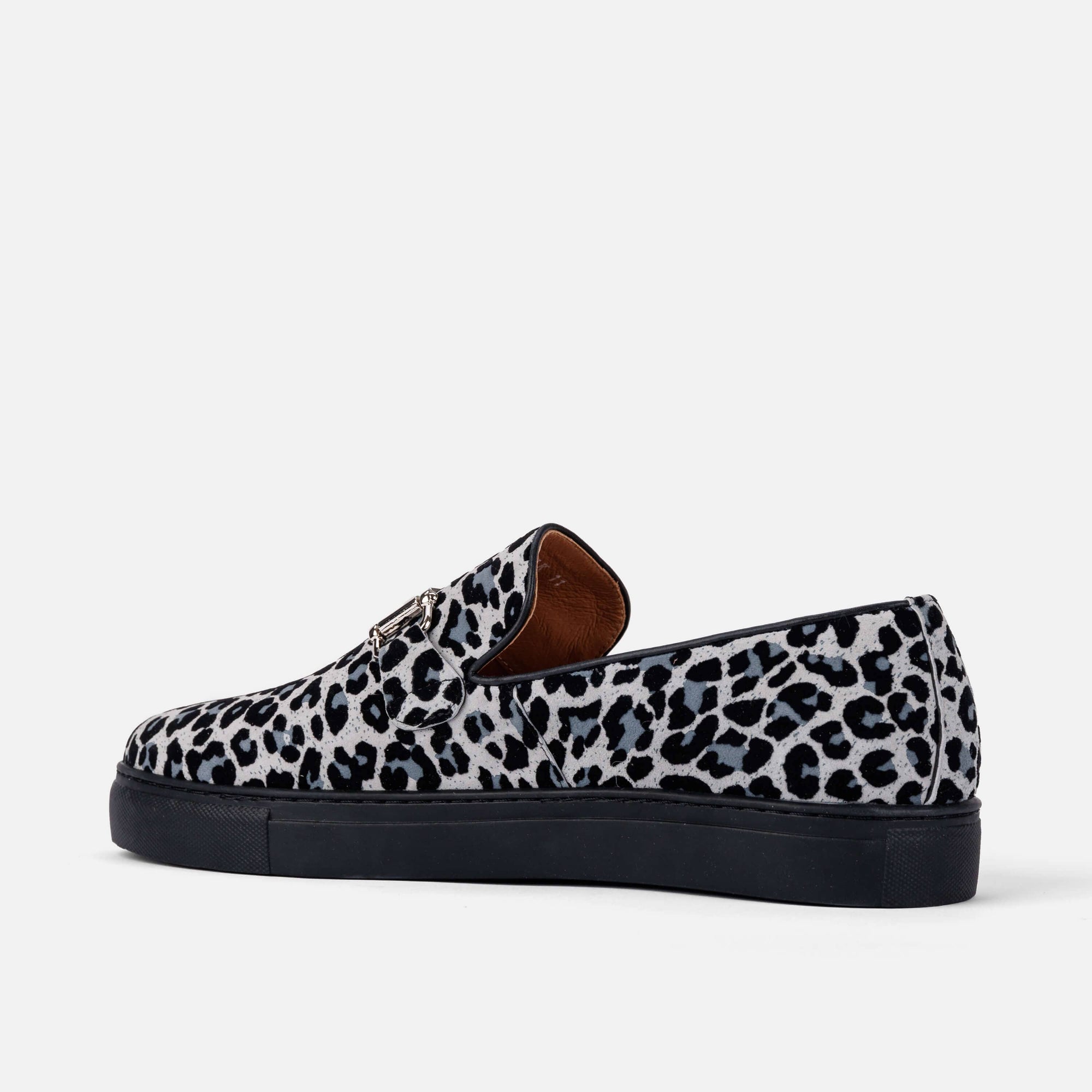 Boardwalk Leopard Suede Horse-Bit Sneakers