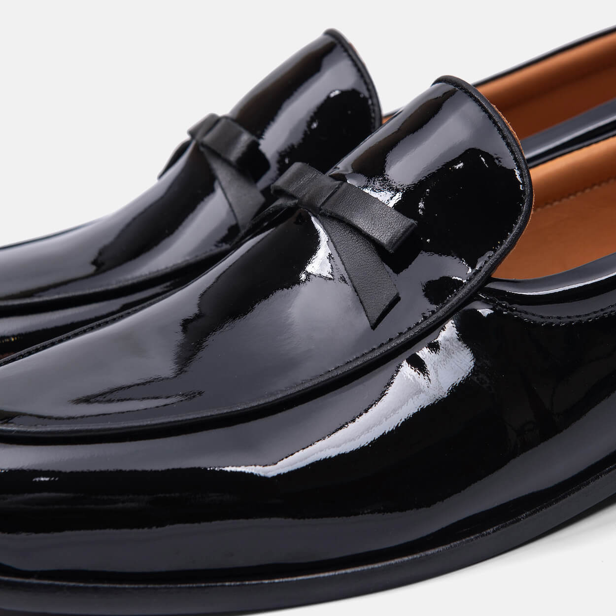 Odell Black Patent Leather Belgian Loafers - Marc Nolan