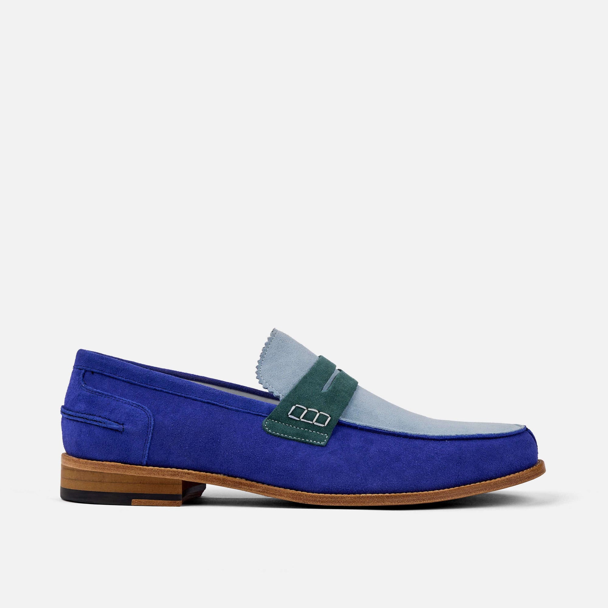 Louis Vuitton Mens Loafers & Slip-Ons 2023 Ss, Blue, 9