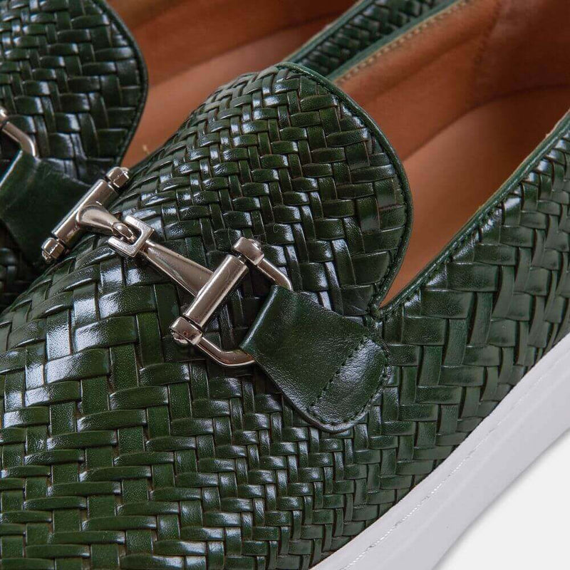 Forest cheap green loafers